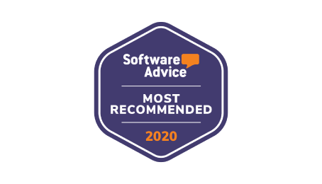 LiveAgent - Software Advice most recommended customer engagement platform 2020 badge