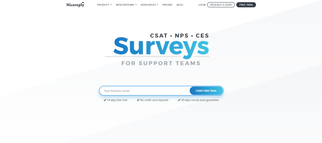 Nicereply Mājaslapa