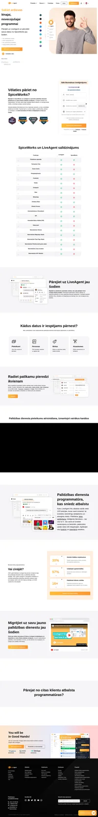 Veiciet bezmaksas migrāciju no SpiceWorks uz LiveAgent jau šodien. Mēs varam pārvietot visus Jūsu pieteikumus, kontaktus, aģentu profilus, atsauksmes un daudz ko citu.