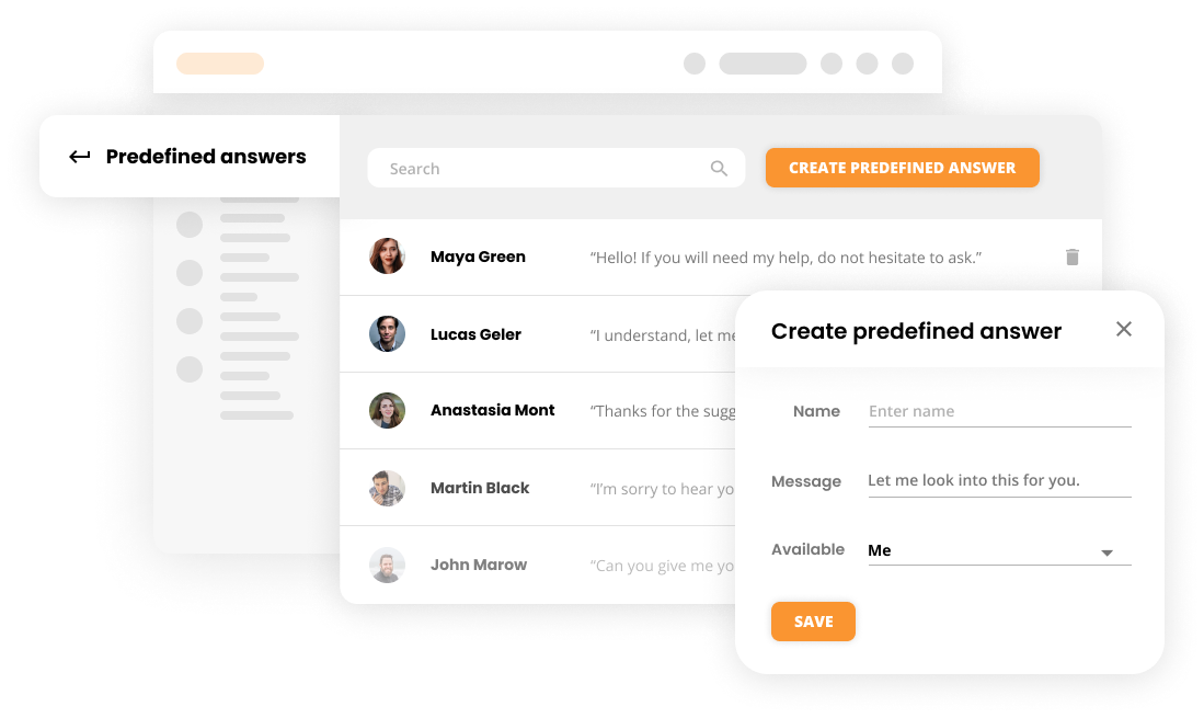 Iepriekš definētas atbildes Klientu apmierinātības programmatūrā — LiveAgent