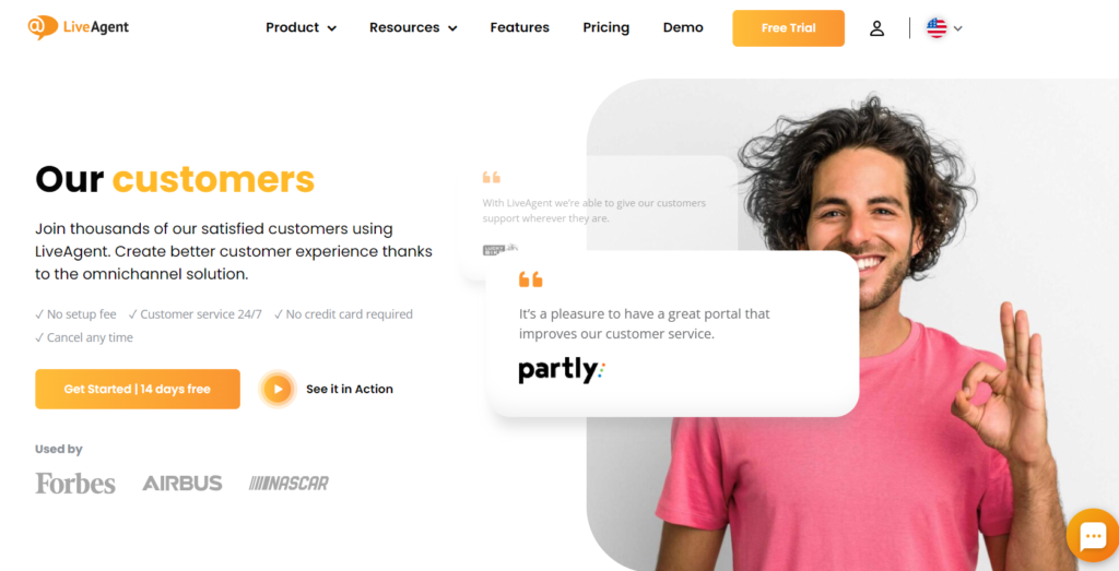 LiveAgent lapa Mūsu klienti