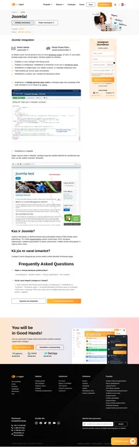 Izmantojiet Joomla integrāciju LiveAgent un ievietojiet tiešsaistes tērzēšanas pogas savās vietnēs. Tiešraides tērzēšana ļauj jebkurā laikā sniegt ātru atbalstu saviem klientiem.