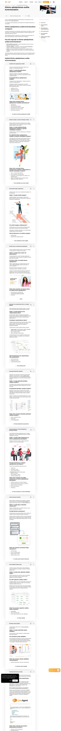 Sekojiet šim klientu apkalpošanas audita kontrolsarakstam, lai iegūtu pārskatu par klientu apkalpošanas pašreizējo stāvokli un varētu to uzlabot.