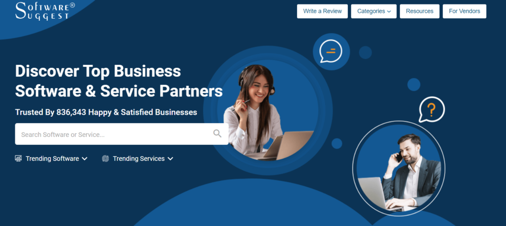 SoftwareSuggest mājaslapa