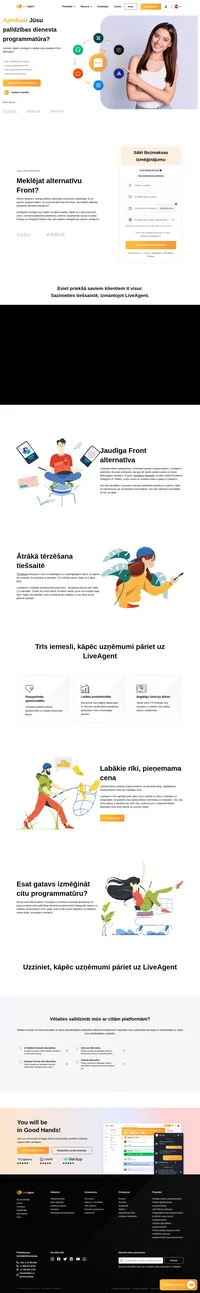 LiveAgent ir palīdzības dienesta risinājums, kas ļauj uzlabot klientu apkalpošanu. E-pasts, tērzēšana tiešsaistē, sociālie mediji (Facebook, Instagram un citi).