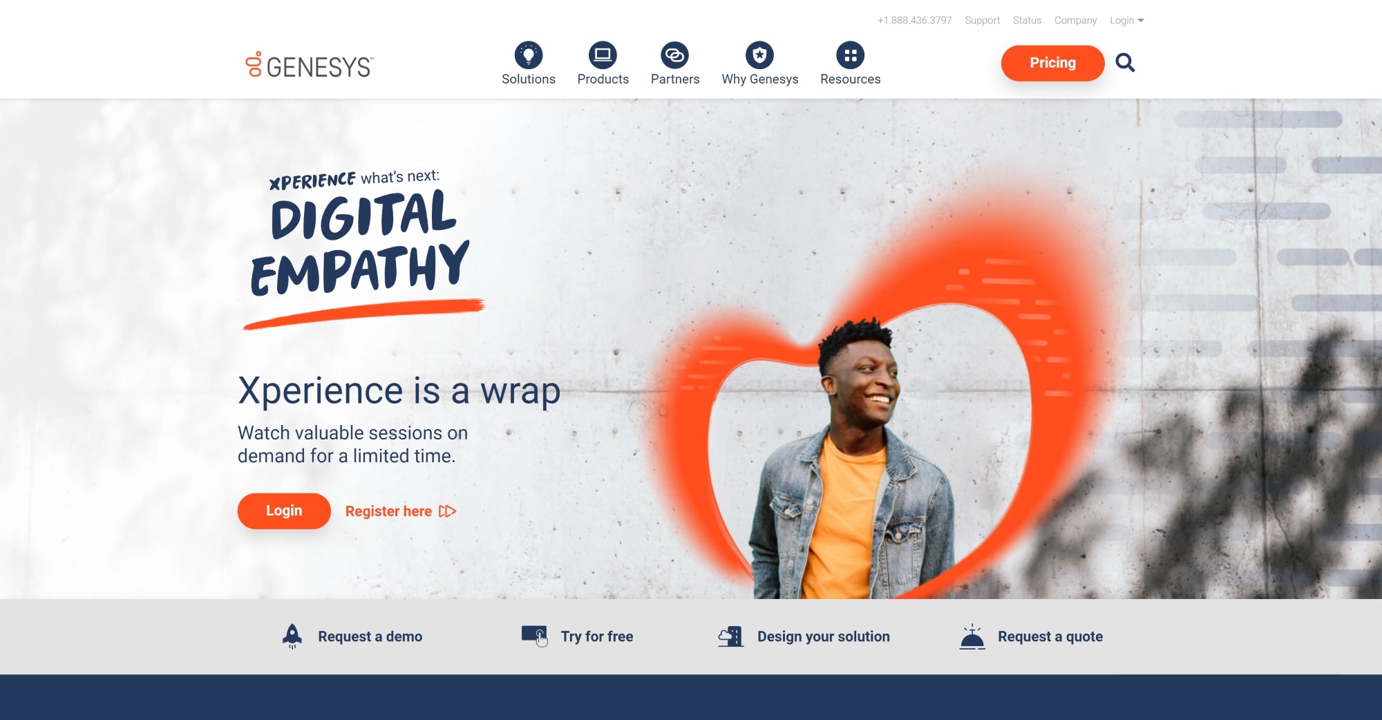 Genesys Zvanu Centra programmatūras mājaslapa