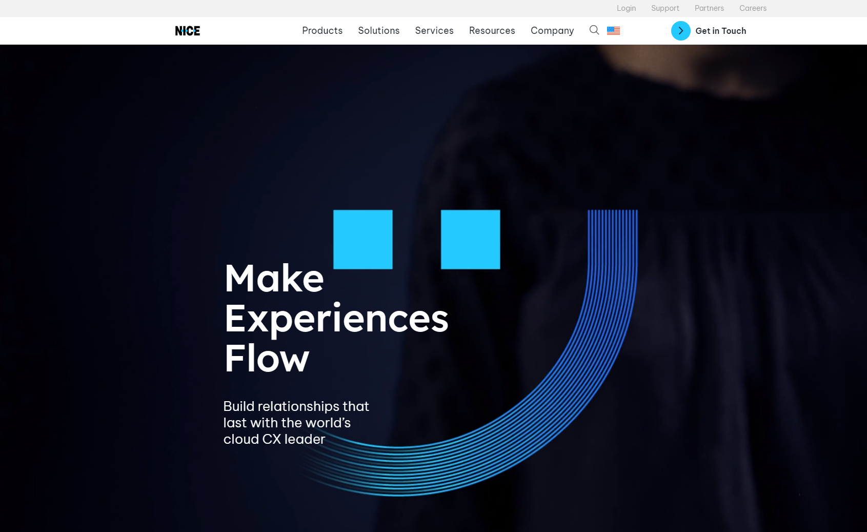 Nice CXone Zvanu Centra programmatūras mājaslapa
