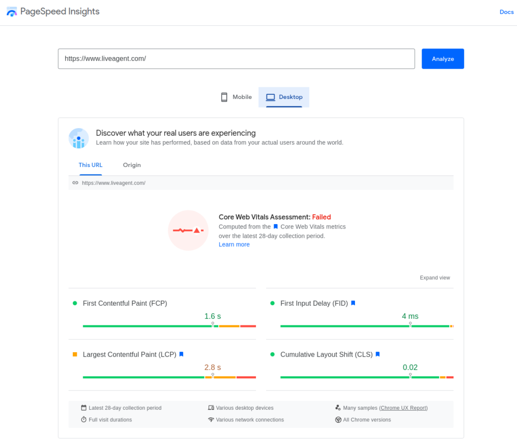 Page Speed Insights