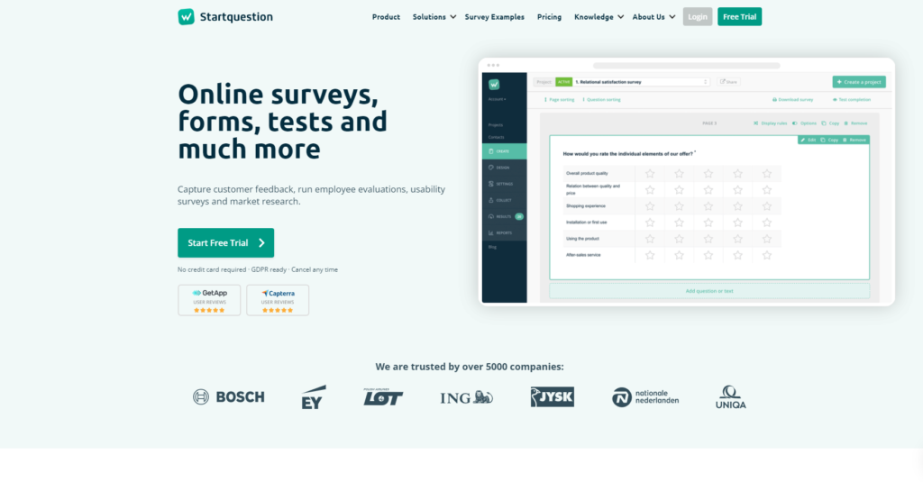 StartQuestion Mājaslapa