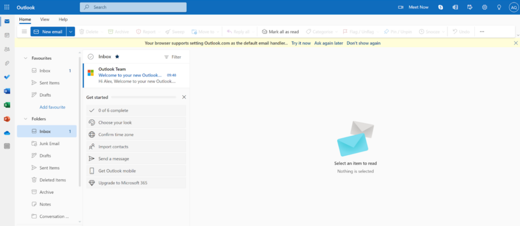 Microsoft365 - Outlook iesūtne