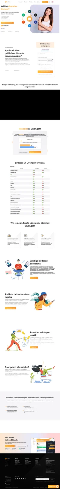 Liveagent piedāvā vairāk nekā 175 noderīgas funkcijas, tiešsaistes čatu, e-pasta integrāciju, zvanu centra atbalstu. Sazinieties ar klientiem, izmantojiet čatu mājaslapā.