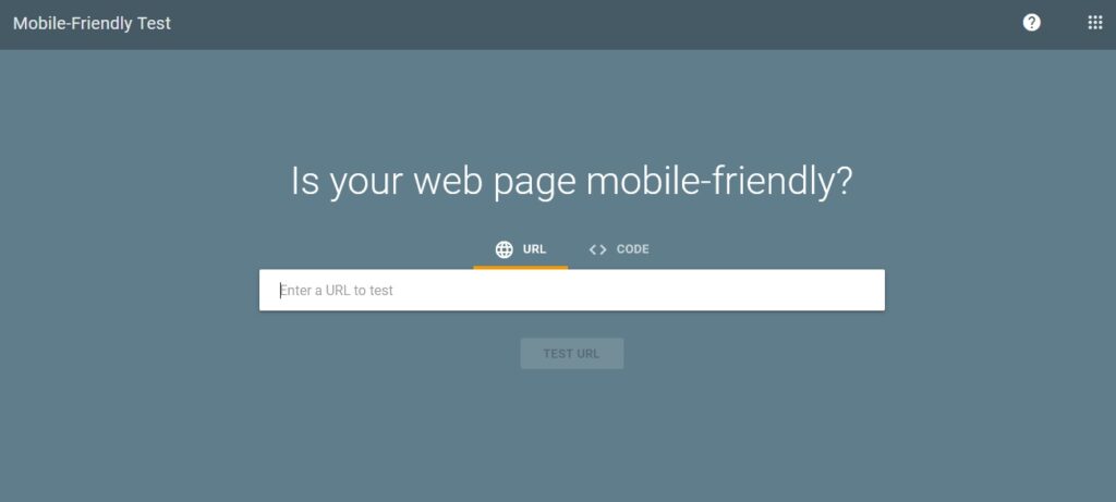Google Mobile Friendly tests