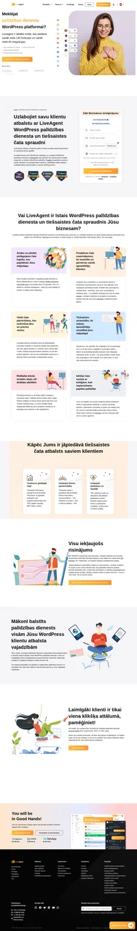 LiveAgent ir vadošais palīdzības dienests Jūsu WordPress mājaslapām. Apvienojiet visaugstāk novērtētāko palīdzības dienestu ar populārāko CMS.