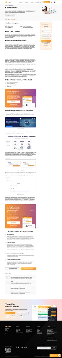 Kerio Connect ir universāla sadarbības platforma ar e-pasta servera iespējām, kas ir ideāli piemērotas maziem un vidējiem uzņēmumiem