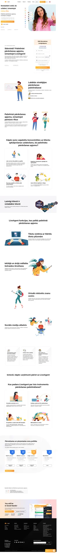 LiveAgent apvieno lielisku tiešraides tērzēšanu, biļešu iegādi un automatizāciju, lai sniegtu izcilu atbalstu. Palieliniet pārdošanas apjomu, izmantojot LiveAgent jau šodien.