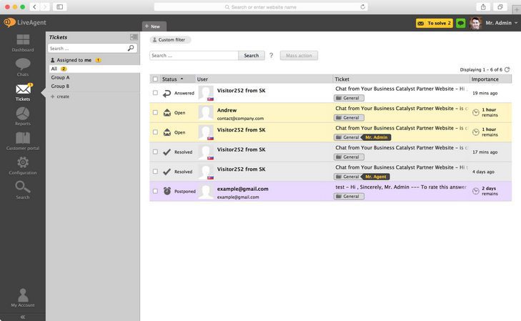 pieteikumu-apstrādes-piemērs LiveAgent IT pieteikumu apstrāde