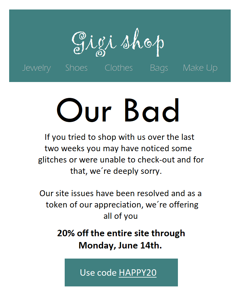 atvainošanās e-pasta piemērs