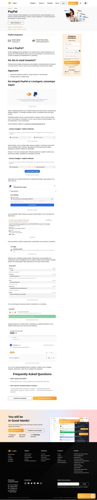 PayPal integrācija ļauj pārvaldīt klientu norēķinus no LiveAgent. Vienkārši integrējiet to, izmantojot Zapier, un sāciet gūt priekšrocības.