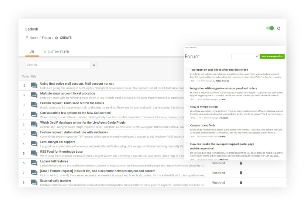 klientu-portāla-funkcija-forums-LiveAgent