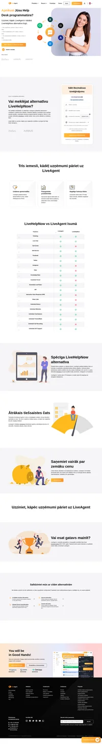 LiveAgent ir rentablāks salīdzinājumā ar citiem palīdzības dienesta risinājumiem, un tam ir vairāk nekā 175 Help Desk funkcijas un vairāk nekā 40 integrācijas. Redzēt vairāk.