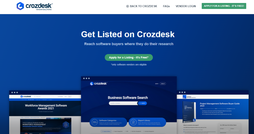 Crozdesk mājaslapa